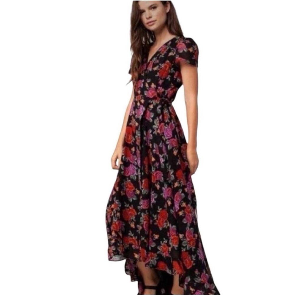 Patrons of peace floral print maxi dress